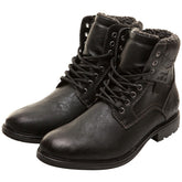 Men's Winter Cowhide Warm Snow Boots